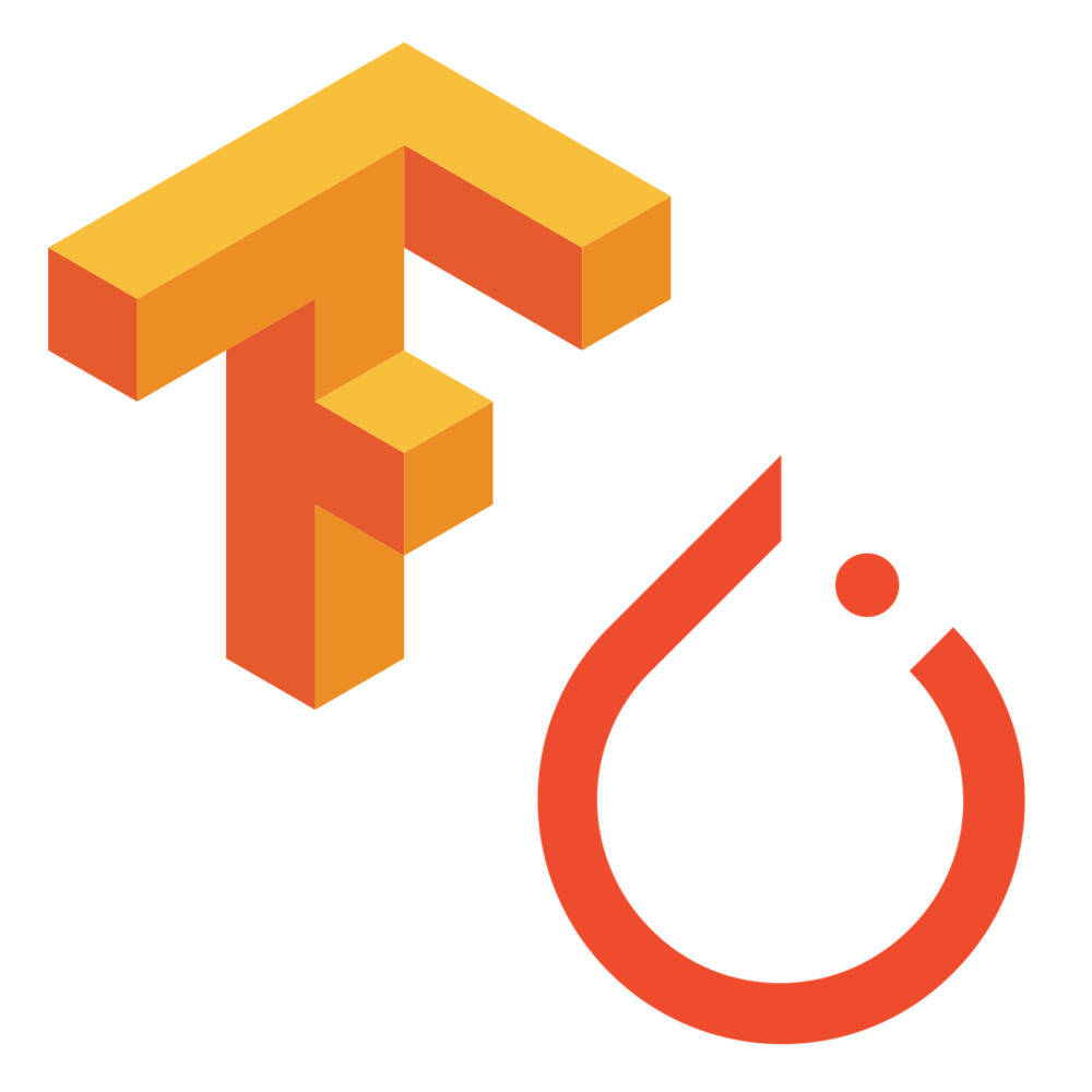 TensorFlow + PyTorch Logo