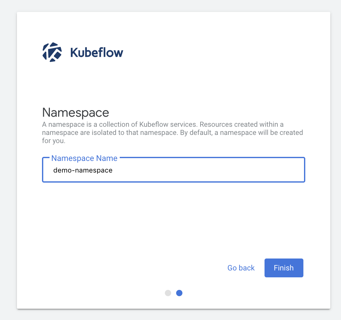 Kubeflow Central Dashboard - Automatic Profile Creation - Step 2